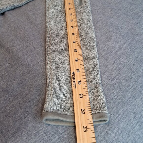 PATAGONIA Women's Better Sweater 1/2 Zip Fleece Pullover Heathered Grey - Picture 10 of 12